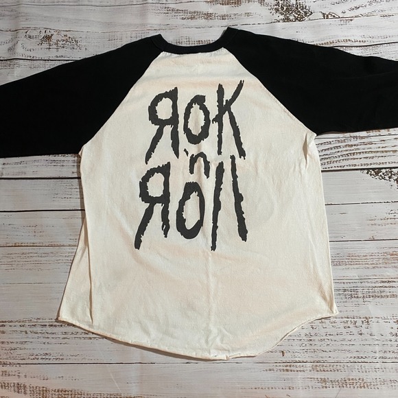 Vintage Korn Tour Shirt Tee Band Concert 2008 Baseball Rok 'n Roll Men's Large - Picture 10 of 11